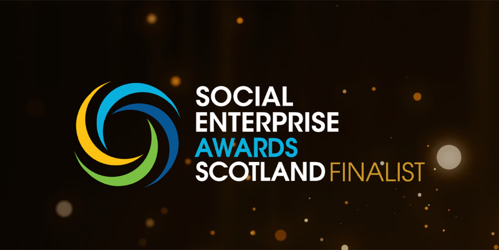 We’re a finalist in the Social Enterprise Awards Scotland!